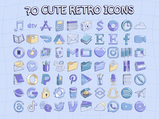 Lofi Bear App Icon Pack for iOS, Android & Tablets