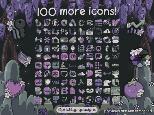 Secret Garden Froggy EXPANSION 1 Icon Pack for iOS, Android & Tablets