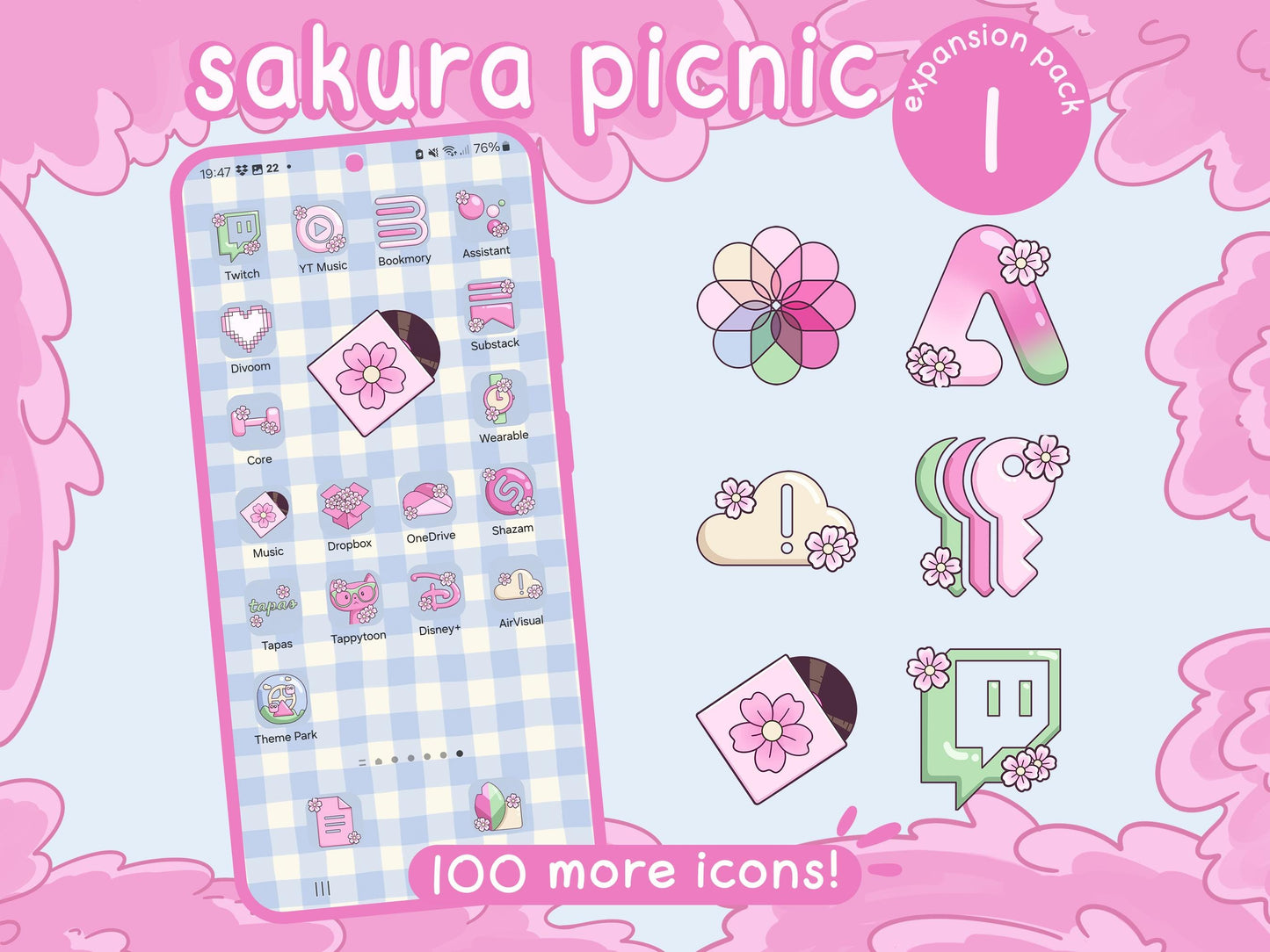 Sakura Picnic Expansion Pack 1 for iOS, Android & Tablets