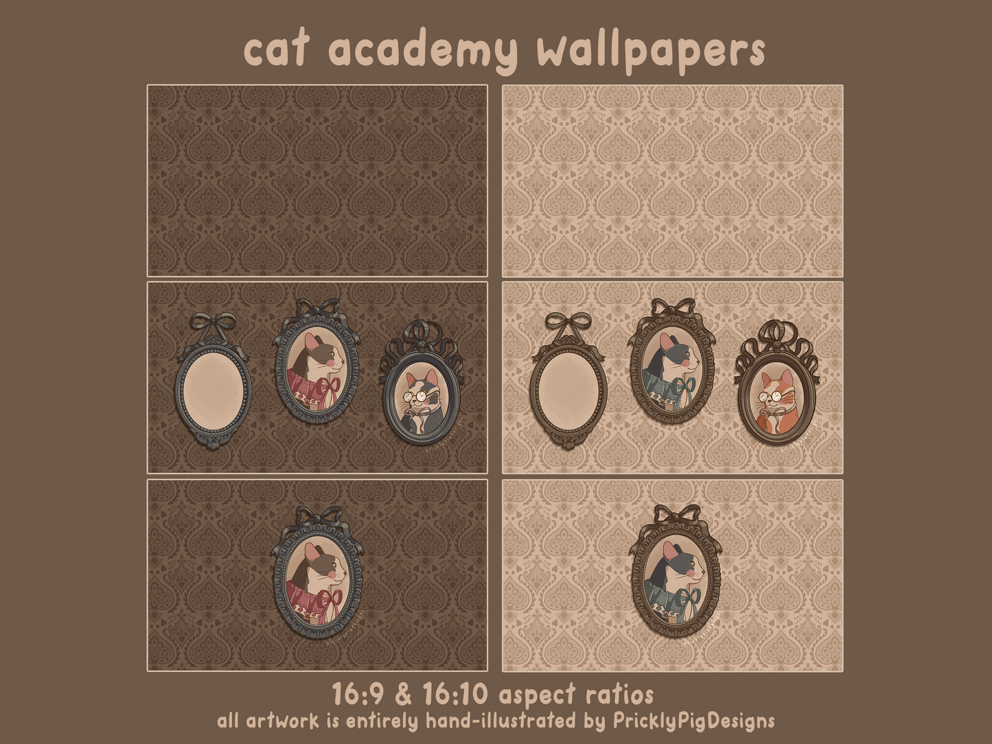 Cat Academy Desktop Folder Icon Pack for Windows + MAC