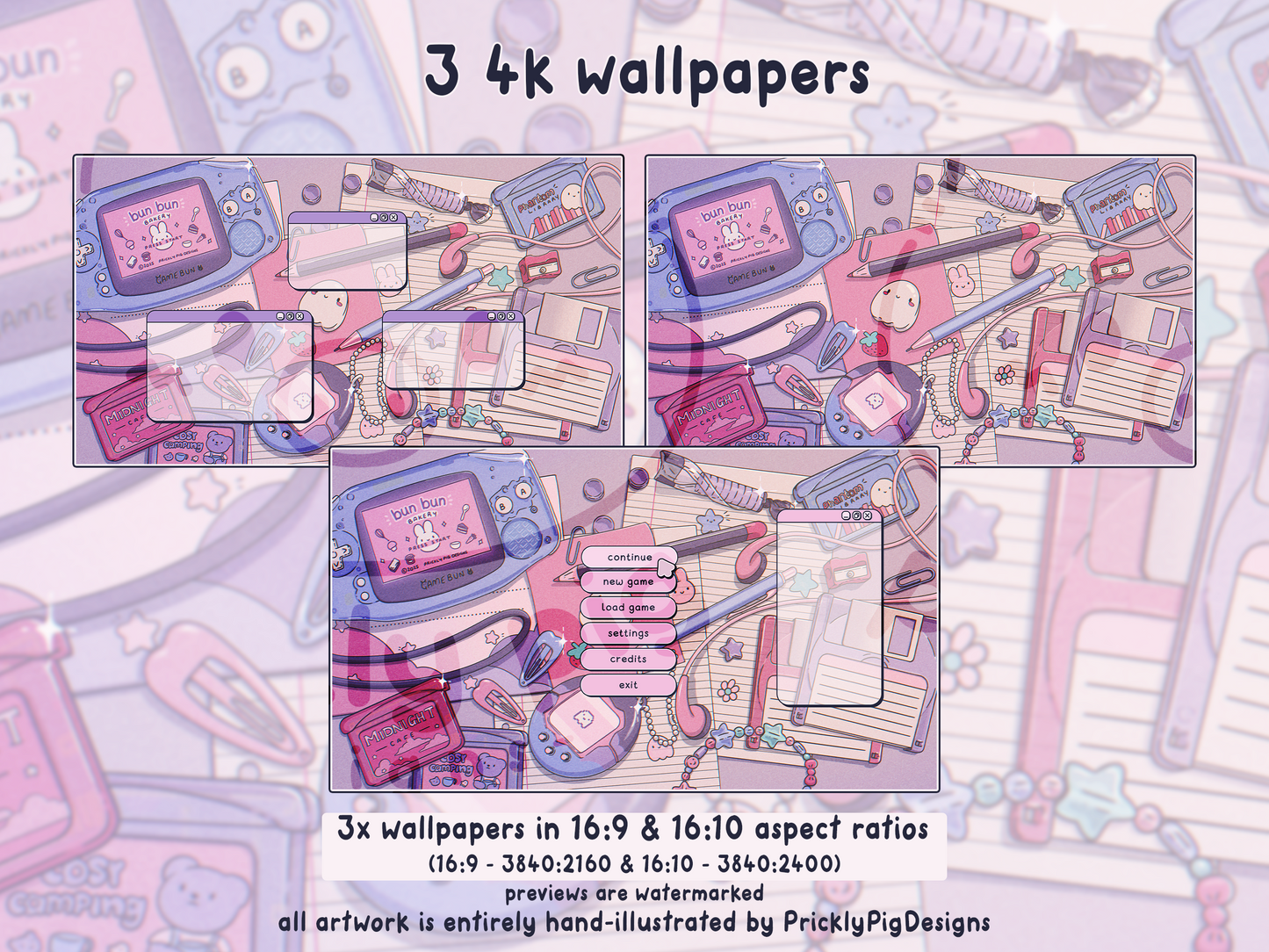 Y2K 2 Aesthetic Desktop Folder Icon Pack for Windows + MAC