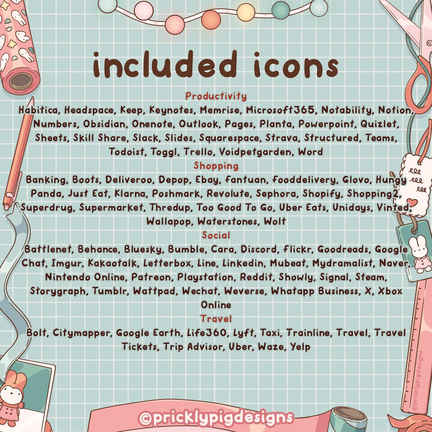 Cosy Holidays EP 2: Pastel Christmas Wallpapers, icons and widgets