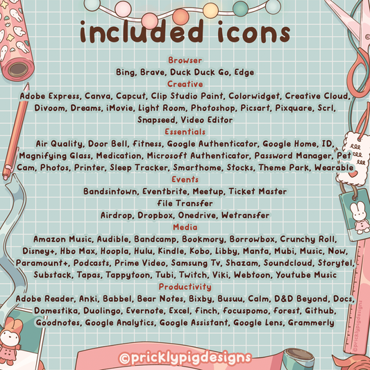 Cosy Holidays EP 1: Pastel Christmas Wallpapers, icons and widgets