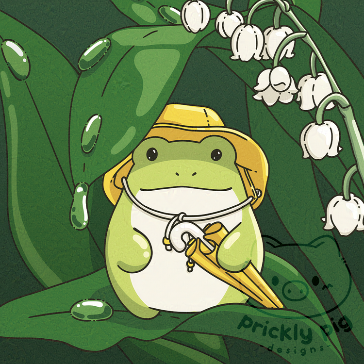 Froggy in the Rain