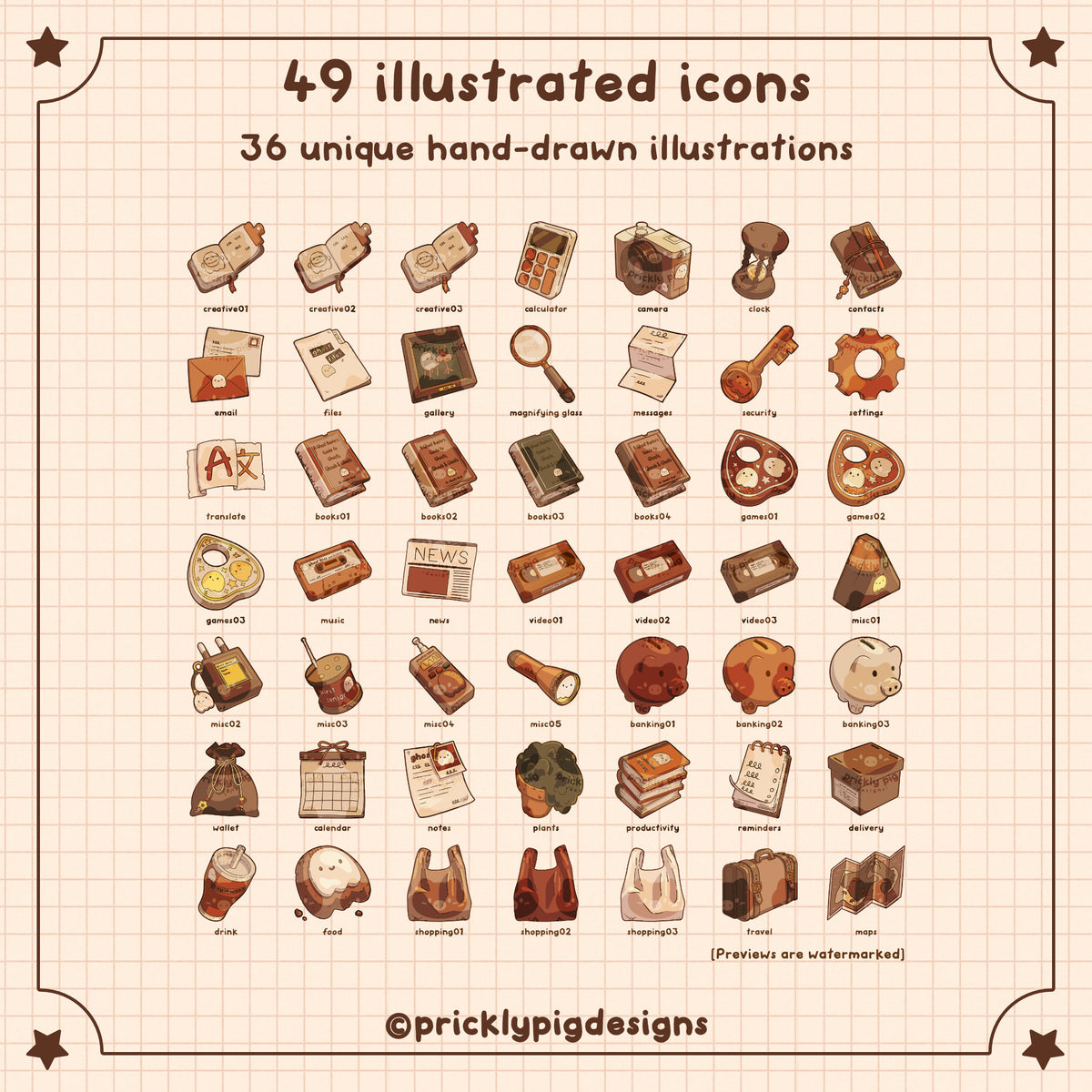 Ghost Hunting Icon Pack for iOS, Android & Tablets