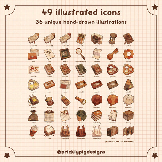 Ghost Hunting Icon Pack for iOS, Android & Tablets