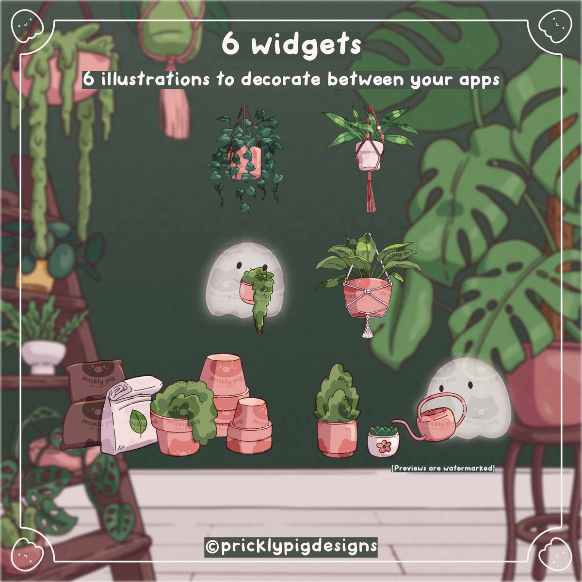Haunted Horticulture Icon Pack for iOS, Android & Tablets