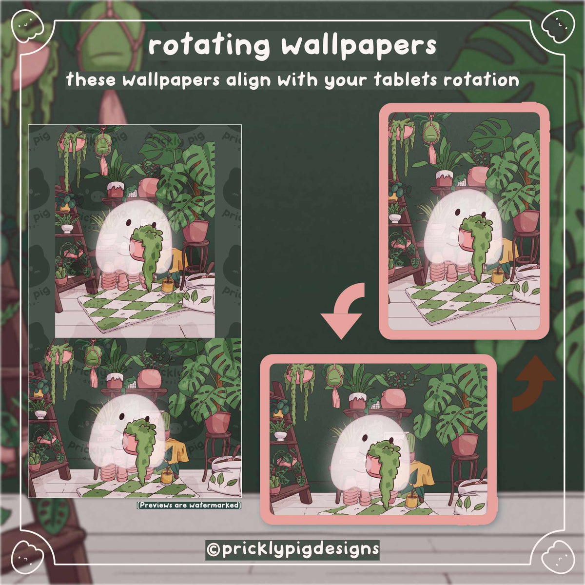 Haunted Horticulture Icon Pack for iOS, Android & Tablets