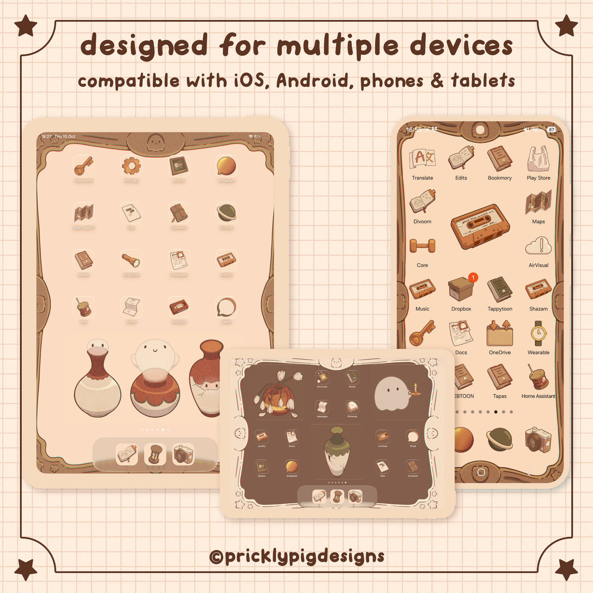 Ghost Hunting Icon Pack for iOS, Android & Tablets