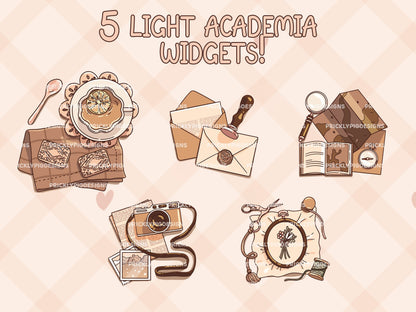 Light Academia Icon Pack for iOS, Android & Tablets