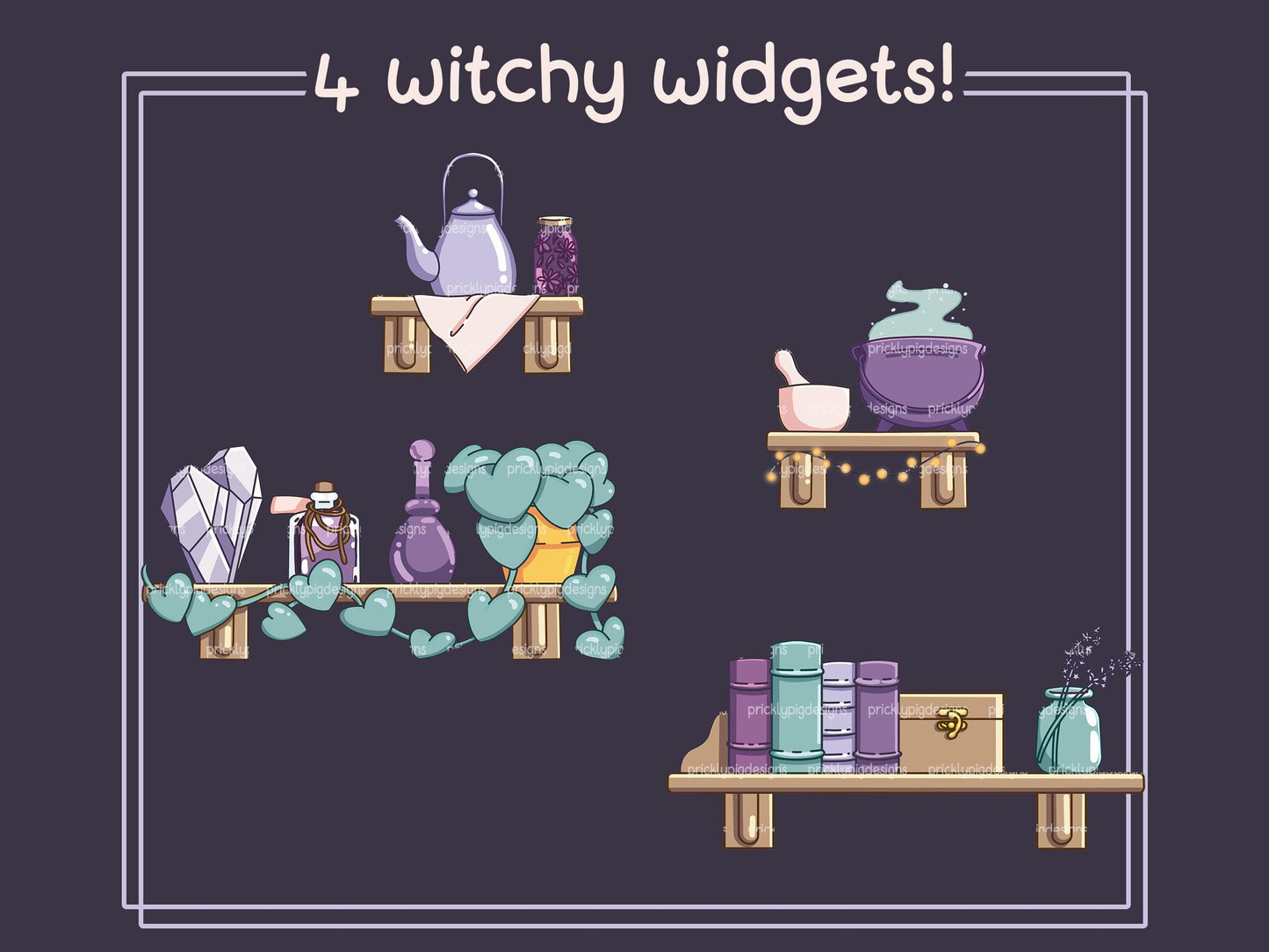 Moon Witch Aesthetic Icon Pack for iOS Android & Tablets