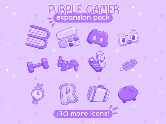 Purple Gamer EXPANSION Pack for iOS, Android & Tablets