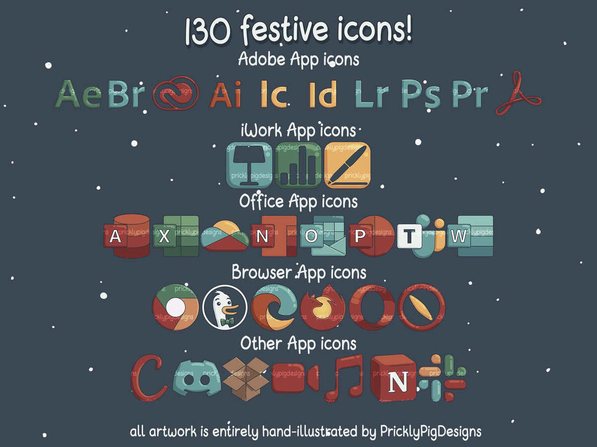 Haunted Holidays Desktop Folder Icon & Wallpaper Pack for Windows + Mac