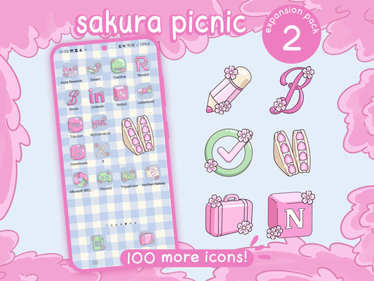 Sakura Picnic Expansion Pack 2 for iOS, Android & Tablets