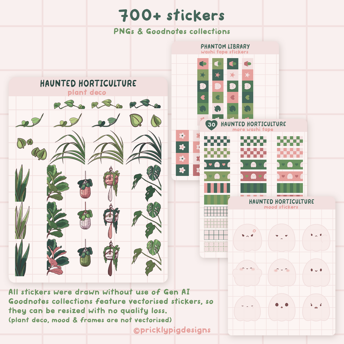2026 Haunted Horticulture Digital Planner for Goodnotes