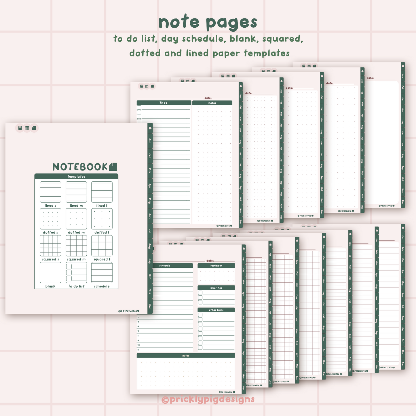 2026 Haunted Horticulture Digital Planner for Goodnotes