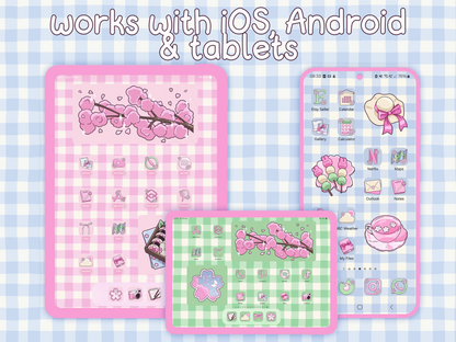 Sakura Picnic Icon Pack for iOS, Android & Tablets