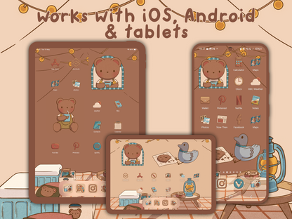 Cosy Camping Icon Pack for iOS, Galaxy, Android & Tablets
