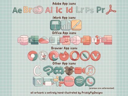Cosy Holidays: Christmas Desktop Folder Icon & Wallpaper Pack