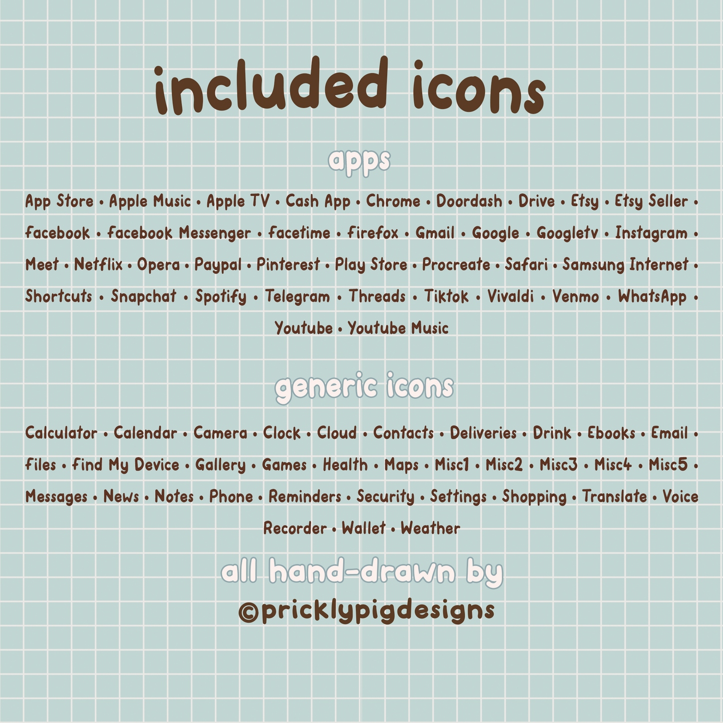 Cosy Holidays: Pastel Christmas Wallpapers, icons and widgets for iOS, Android, iPad & Tablets