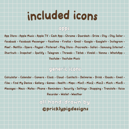 Cosy Holidays: Pastel Christmas Wallpapers, icons and widgets for iOS, Android, iPad & Tablets