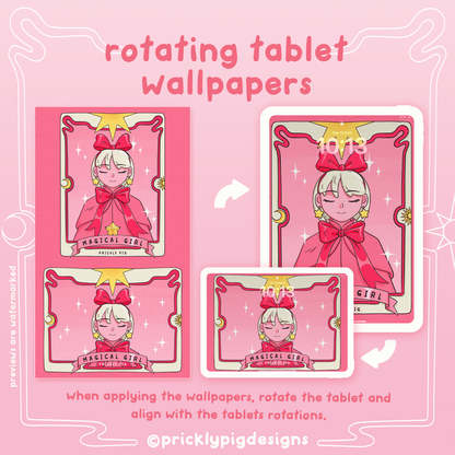 Magical Girl Anime Aesthetic Icon Pack for iOS,  Android & Tablets