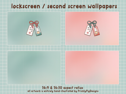 Cosy Holidays: Christmas Desktop Folder Icon & Wallpaper Pack