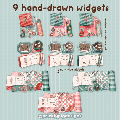 Cosy Holidays: Pastel Christmas Wallpapers, icons and widgets for iOS, Android, iPad & Tablets