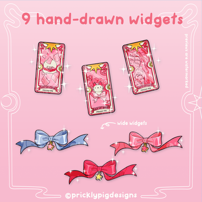 Magical Girl Anime Aesthetic Icon Pack for iOS,  Android & Tablets