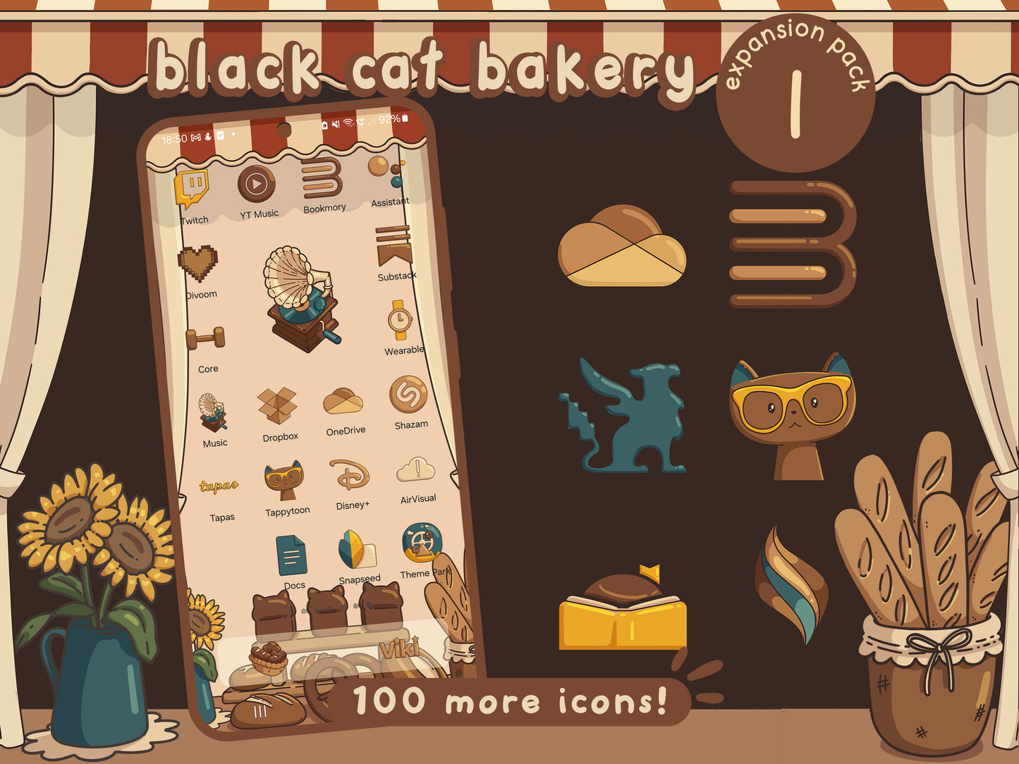 Black Cat Bakery Expansion Pack 1 for iOS, Android & Tablets