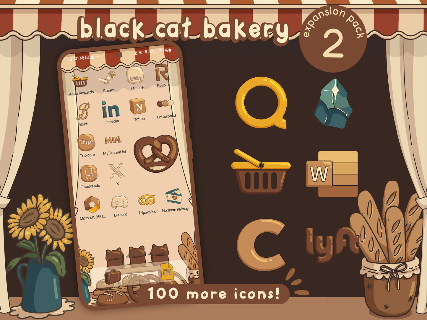 Black Cat Bakery Expansion Pack 2 for iOS, Android & Tablets
