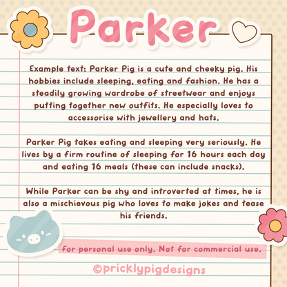 Parker - cute handwritten font