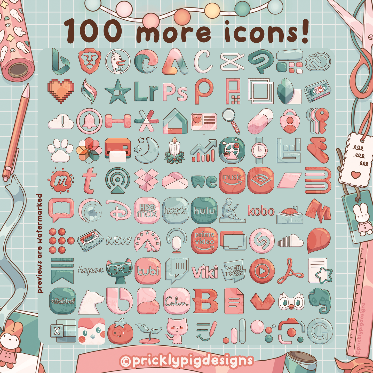 Cosy Holidays EP 1: Pastel Christmas Wallpapers, icons and widgets