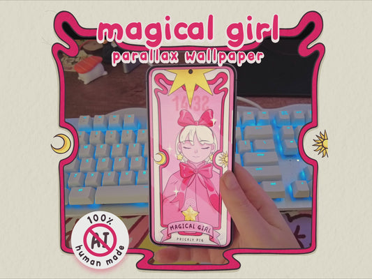 Magical Girl Parallax Wallpaper
